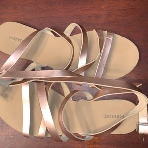 Rose Gold Sandals